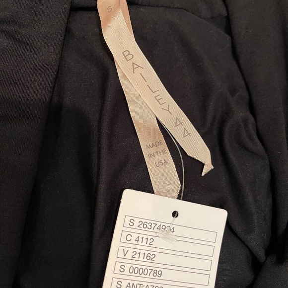 Anthropologie black cardigan open drape coverup Sz Small - Picture 6 of 7